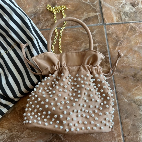 Lele Sadoughi Pearl drawstring bag - Picture 5 of 6
